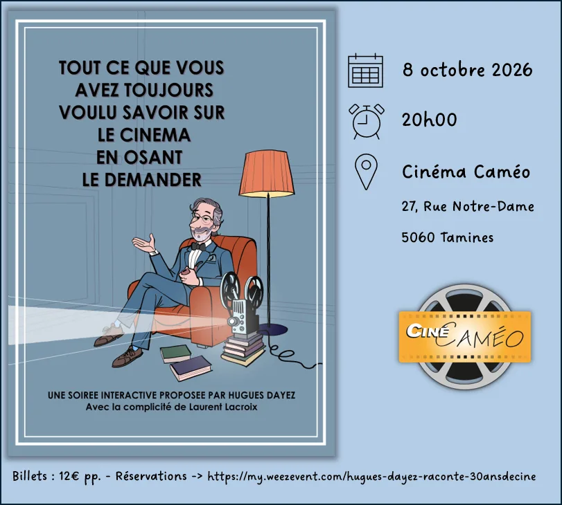 Hugues Dayez raconte 30 ans de ciné